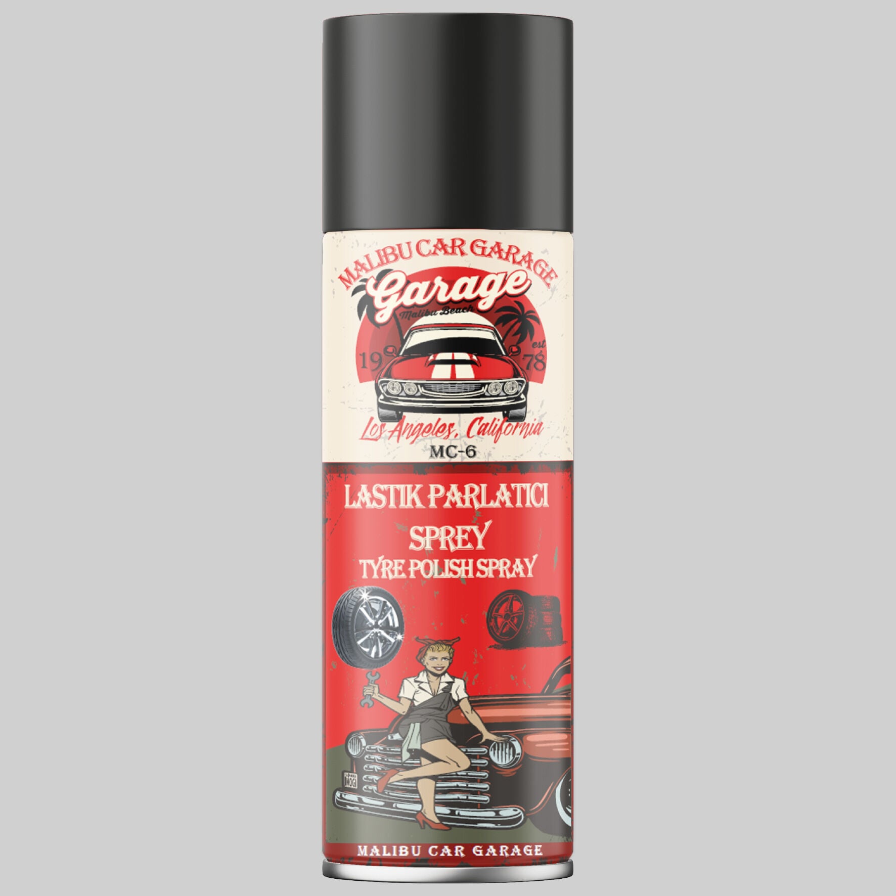 Malibu Lastik Parlatıcı Sprey