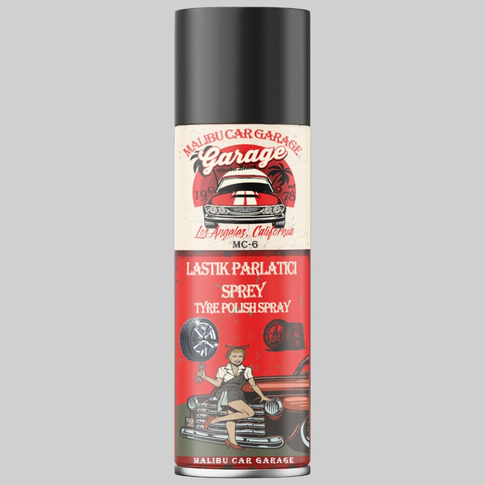 Malibu Lastik Parlatıcı Sprey
